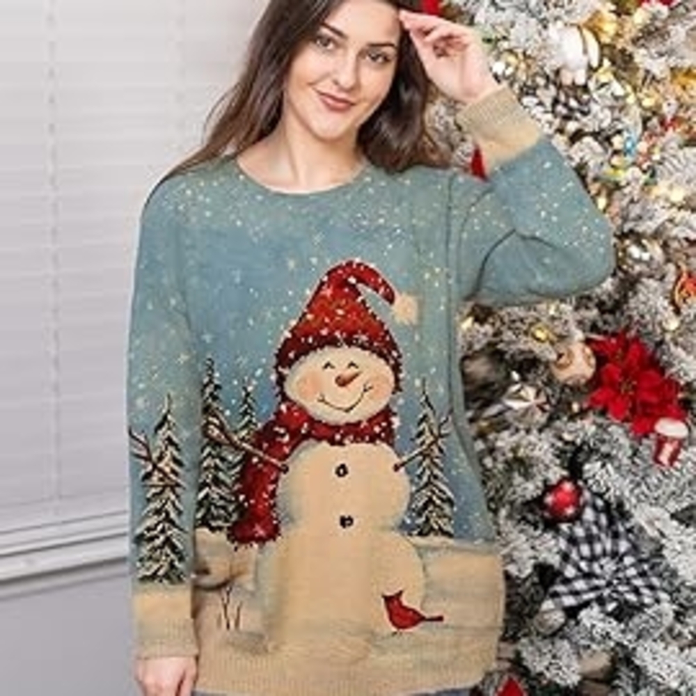 Cozy Snowman Sweater
